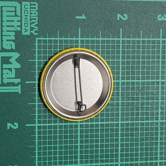 Yellow Smiley Face Button - Picture 2 of 5
